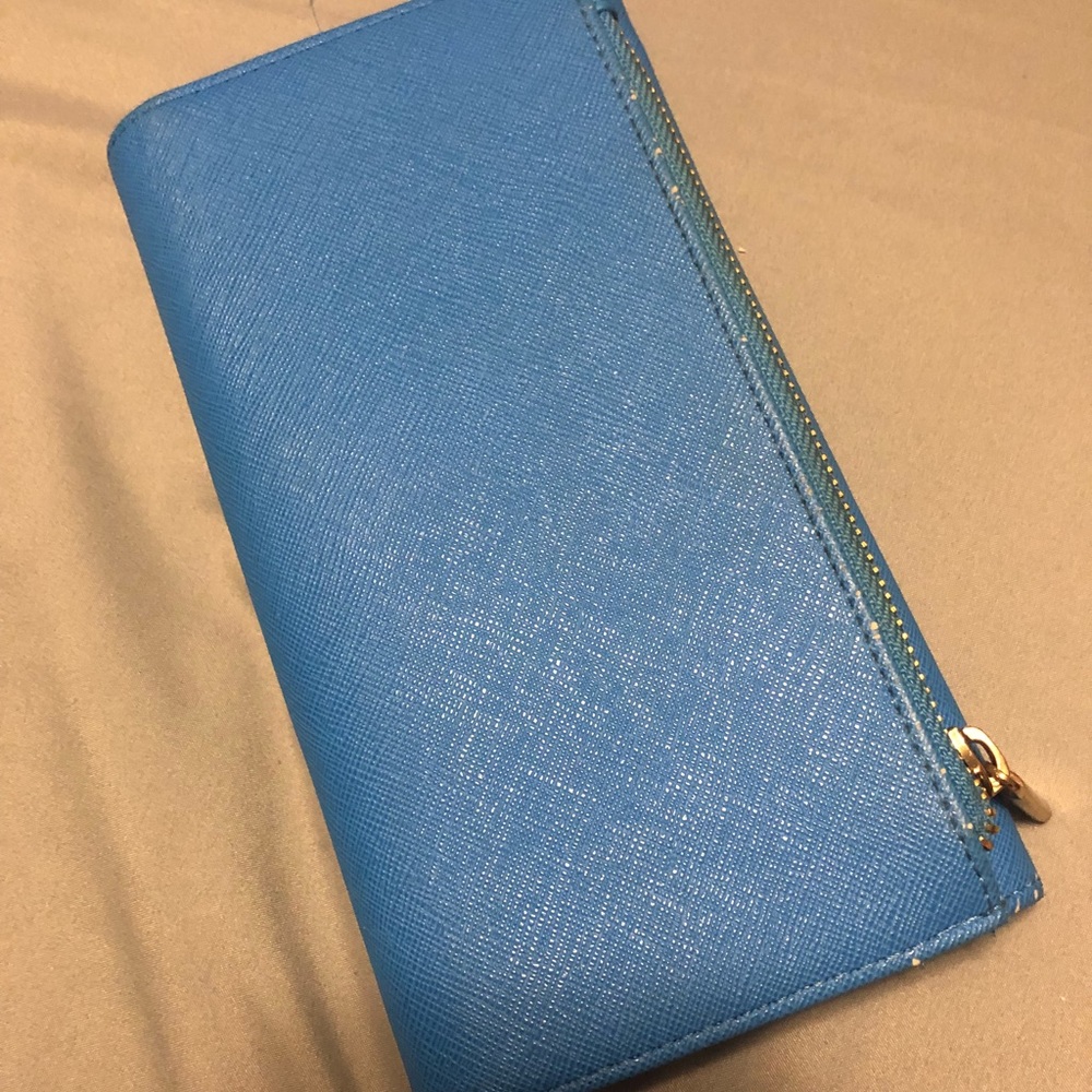 Blue wallet